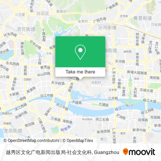 越秀区文化广电新闻出版局-社会文化科 map