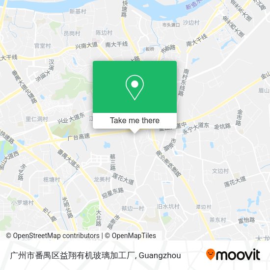 广州市番禺区益翔有机玻璃加工厂 map