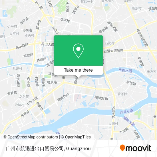 广州市航迅进出口贸易公司 map
