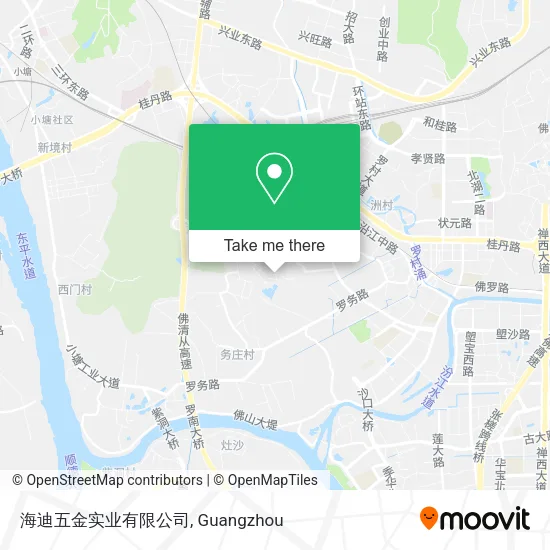海迪五金实业有限公司 map