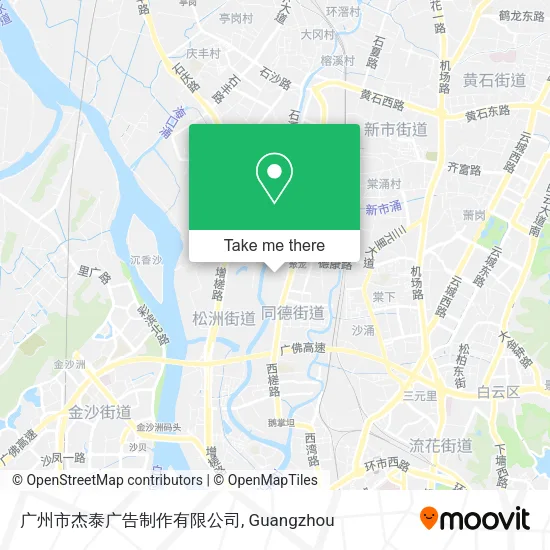 广州市杰泰广告制作有限公司 map
