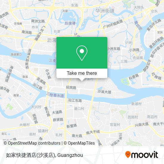 如家快捷酒店(沙溪店) map