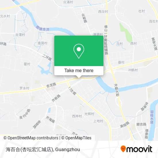 海百合(杏坛宏汇城店) map