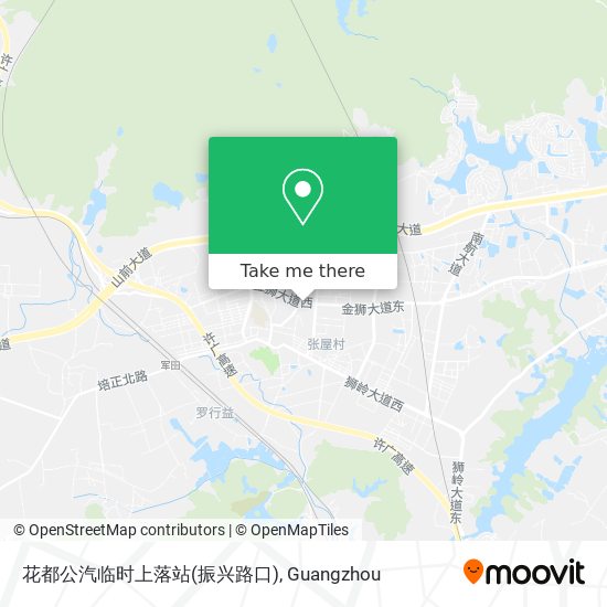 花都公汽临时上落站(振兴路口) map