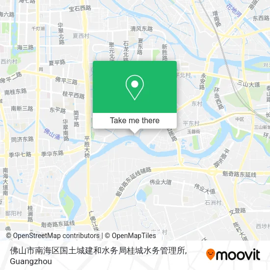佛山市南海区国土城建和水务局桂城水务管理所 map