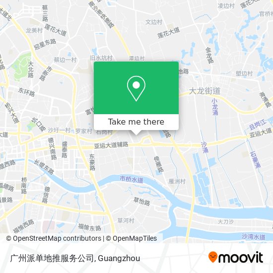 广州派单地推服务公司 map