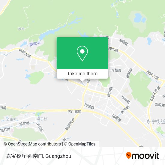 嘉宝餐厅-西南门 map