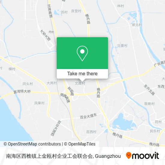 南海区西樵镇上金瓯村企业工会联合会 map