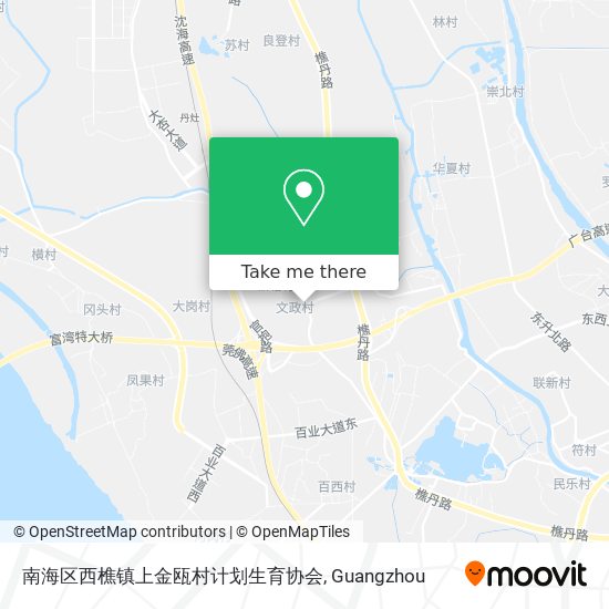 南海区西樵镇上金瓯村计划生育协会 map