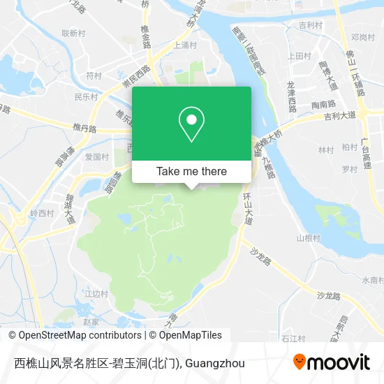 西樵山风景名胜区-碧玉洞(北门) map