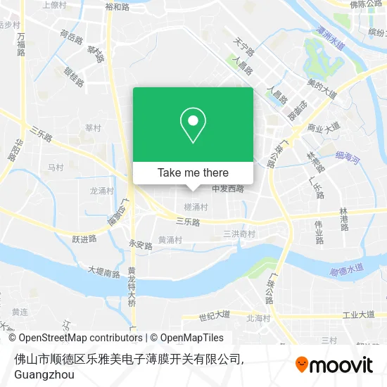 佛山市顺德区乐雅美电子薄膜开关有限公司 map