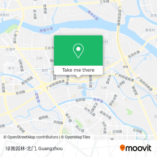 绿雅园林-北门 map