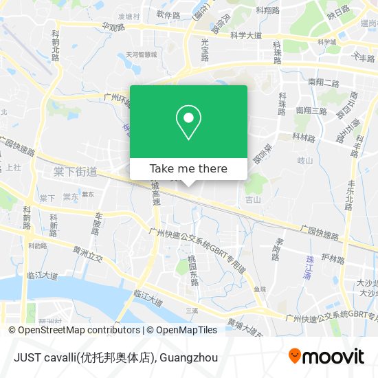 JUST cavalli(优托邦奥体店) map