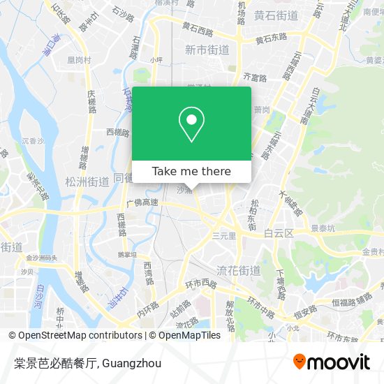 棠景芭必酷餐厅 map