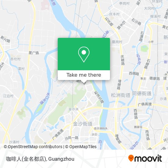 咖啡人(金名都店) map