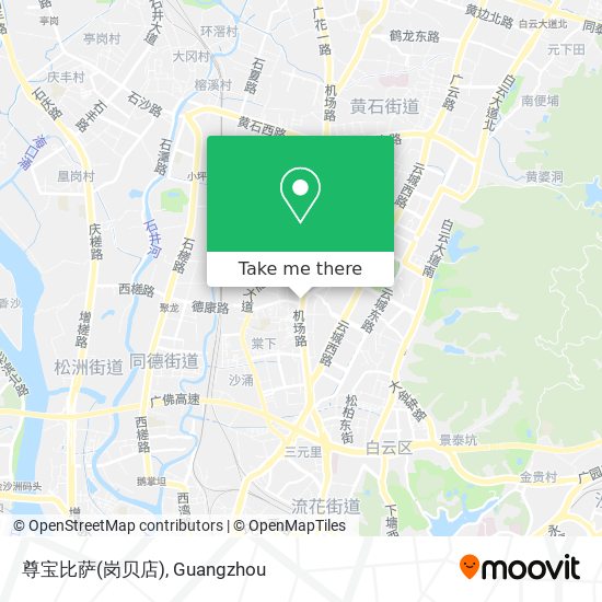尊宝比萨(岗贝店) map