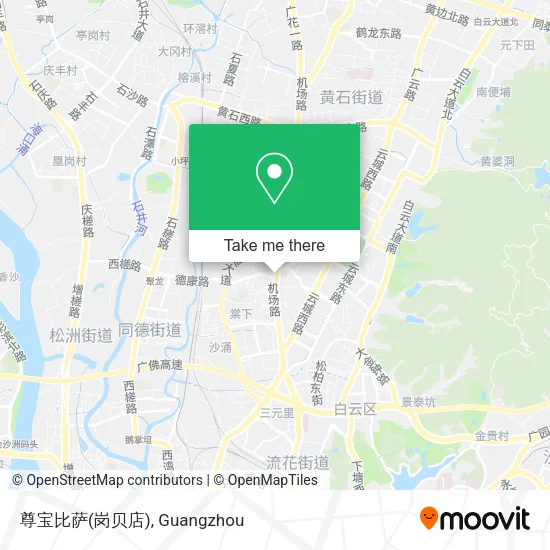 尊宝比萨(岗贝店) map
