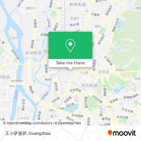 王小萨披萨 map