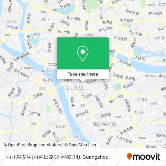 西亚兴安生活(南田路分店NO:14) map