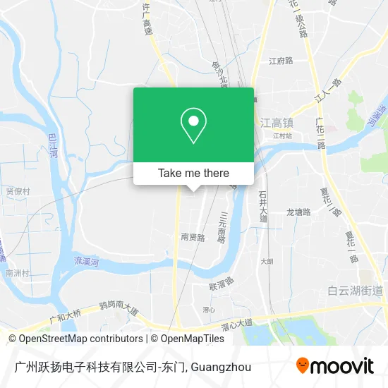 广州跃扬电子科技有限公司-东门 map