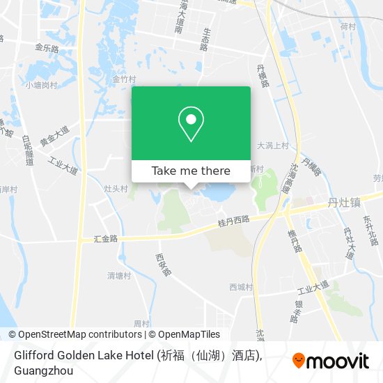 Glifford Golden Lake Hotel (祈福（仙湖）酒店) map