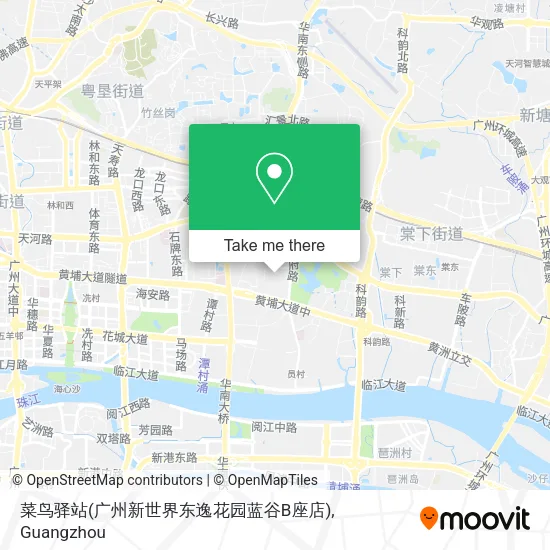 菜鸟驿站(广州新世界东逸花园蓝谷B座店) map