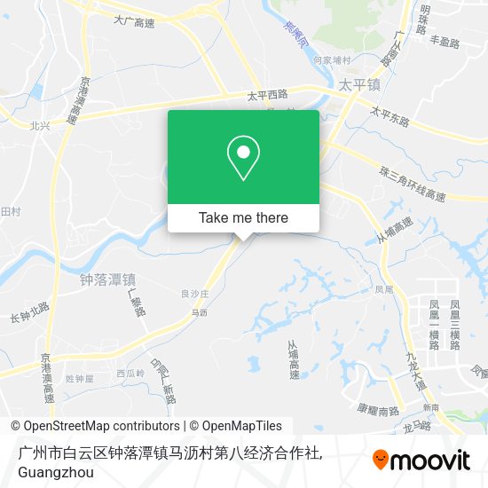 广州市白云区钟落潭镇马沥村第八经济合作社 map