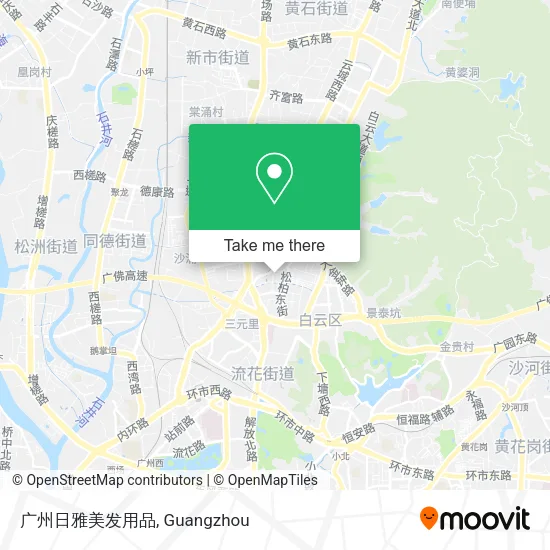 广州日雅美发用品 map