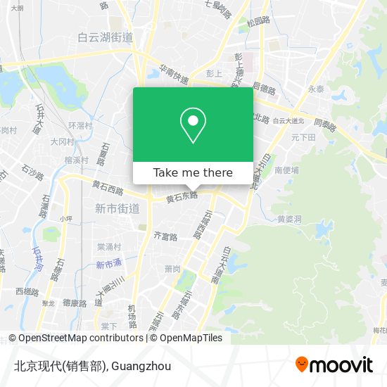 北京现代(销售部) map