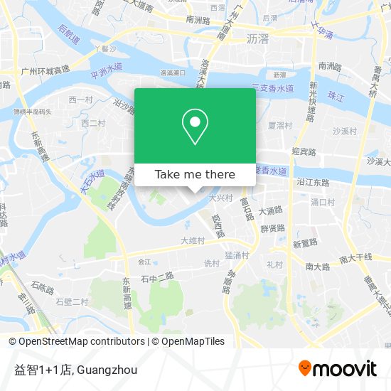 益智1+1店 map