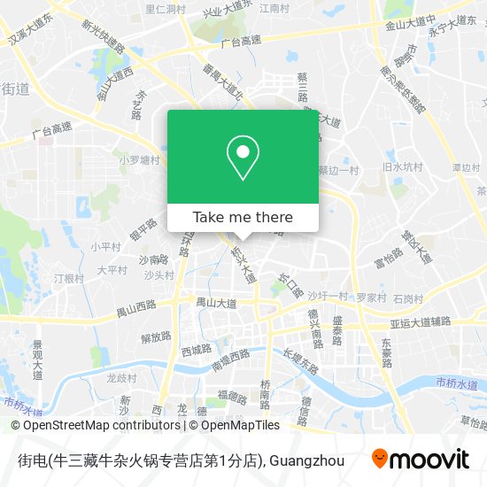 街电(牛三藏牛杂火锅专营店第1分店) map