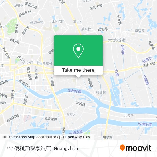 711便利店(兴泰路店) map