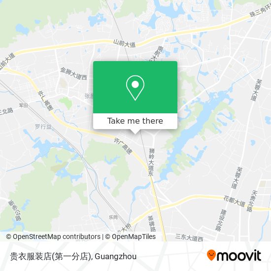 贵衣服装店(第一分店) map