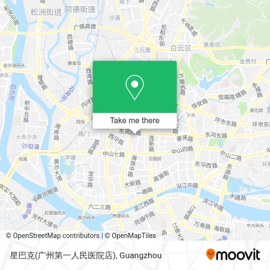 星巴克(广州第一人民医院店) map