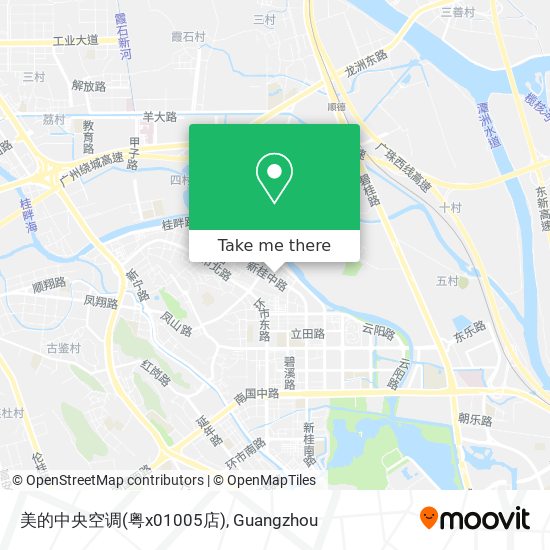 美的中央空调(粤x01005店) map