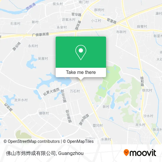 佛山市炜烨成有限公司 map