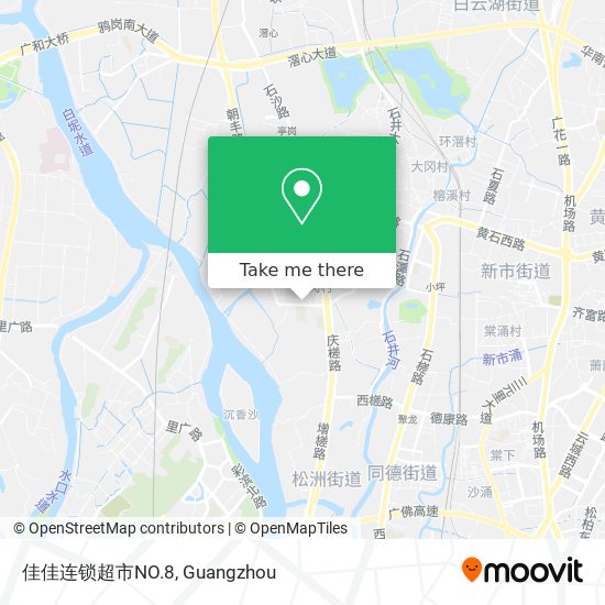 佳佳连锁超市NO.8 map