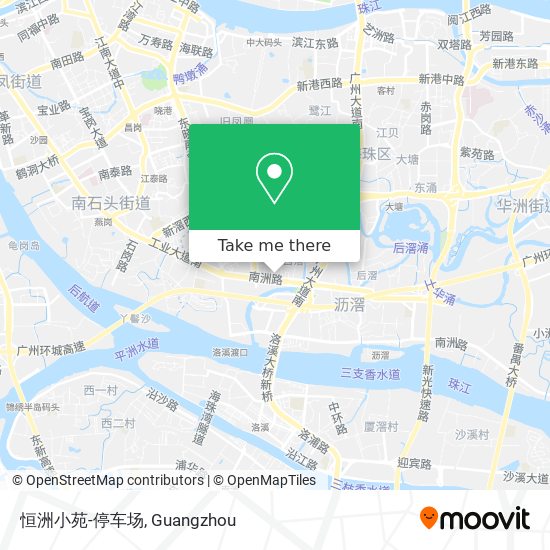 恒洲小苑-停车场 map