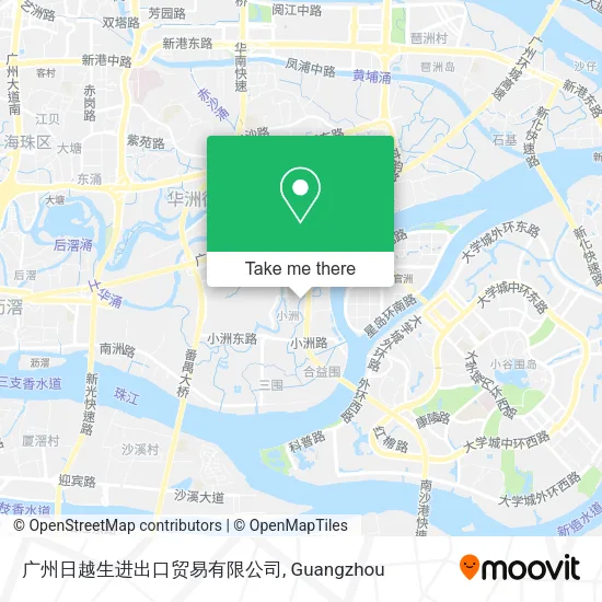 广州日越生进出口贸易有限公司 map