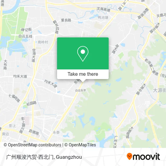 广州顺浚汽贸-西北门 map