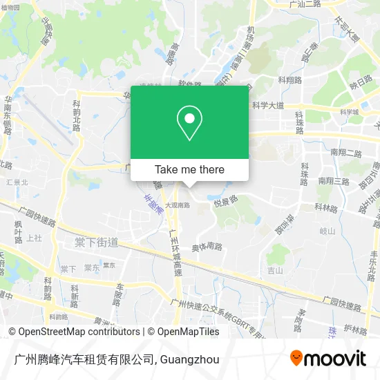广州腾峰汽车租赁有限公司 map