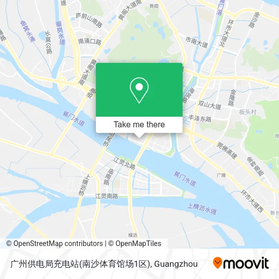 广州供电局充电站(南沙体育馆场1区) map