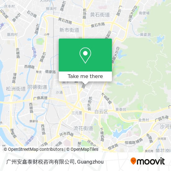 广州安鑫泰财税咨询有限公司 map