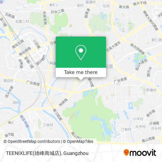 TEENIXLIFE(雄峰商城店) map