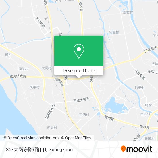 S5/大岗东路(路口) map