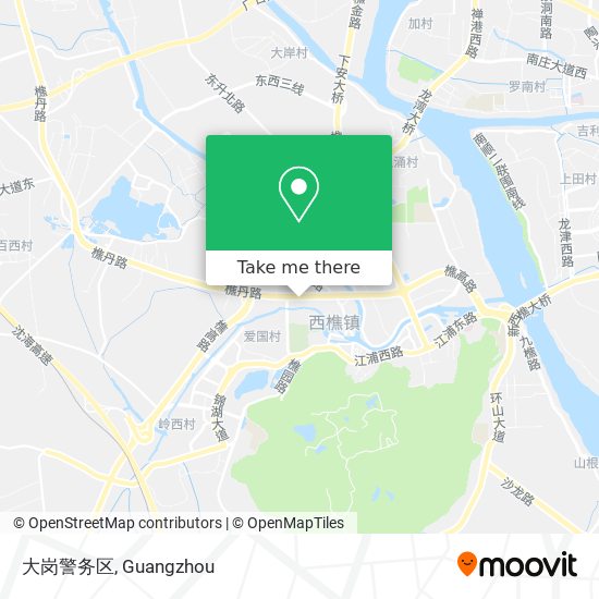 大岗警务区 map