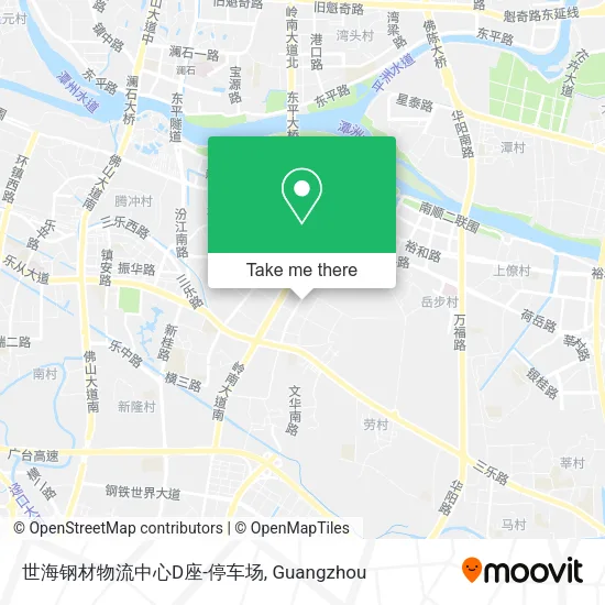 世海钢材物流中心D座-停车场 map