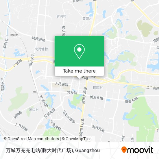 万城万充充电站(腾大时代广场) map