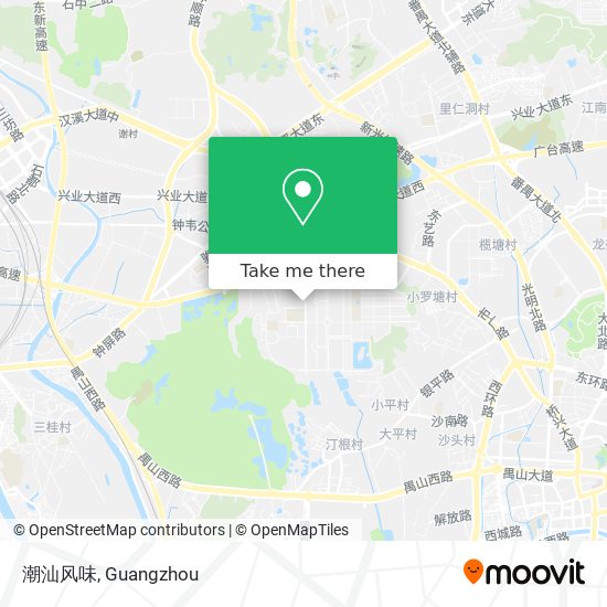 潮汕风味 map
