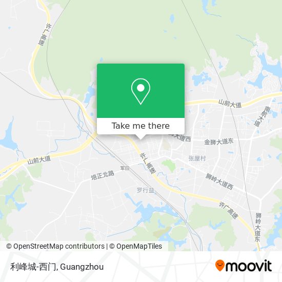 利峰城-西门 map